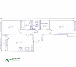 Купить квартиру в новостройке, 67 кв.м.